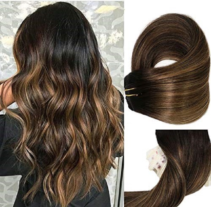 Style your real hair using clip-in extensions